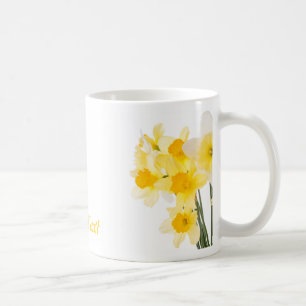 Belle tasse de jonquilles