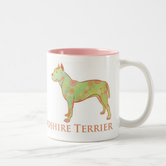 Belle tasse de Pitbull/Staffy Terrier (Droit)