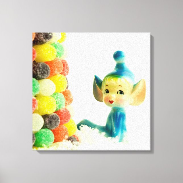 Belle the Pixie Elf Canvas Print (Front)