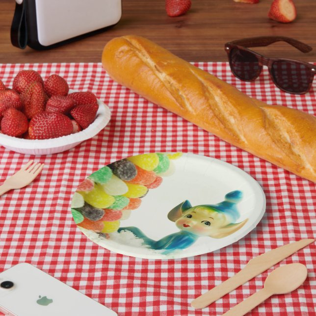 Belle the Pixie Elf Paper Plate (Picnic)