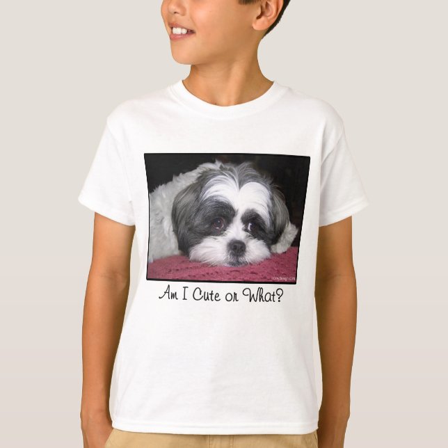 Belle The Shih Tzu Dog T-Shirt (Front)