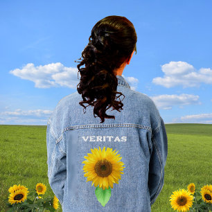 Belle tournesol et typographie