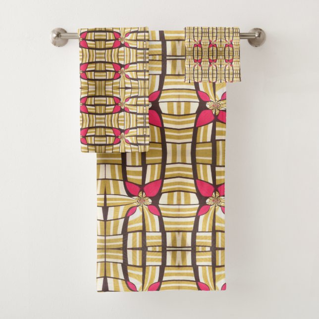 Belle Tribal Africaine Extraordinaire Imprimer col (En situation)