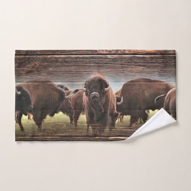 Belle Trousse De Buffalo (Serviette à main)
