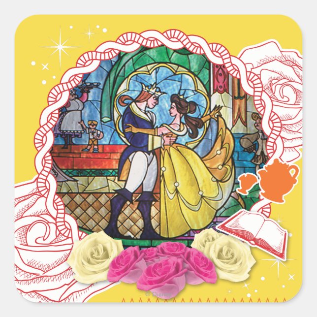 Belle - True of Heart Square Sticker (Front)