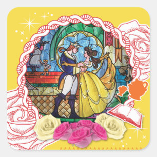 Belle - True of Heart Square Sticker