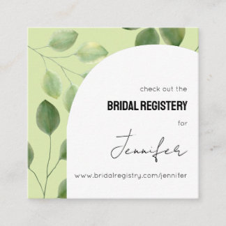 Belle végétation eucalyptus invitation feuille