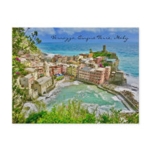 Belle Vernazza, Italie Carte postale