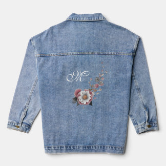 Belle Veste Floral Denim