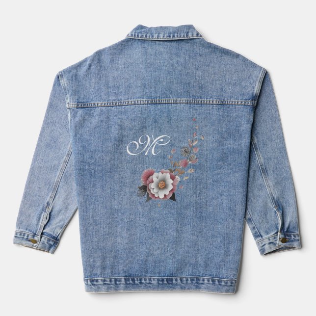 Belle Veste Floral Denim (Verso)
