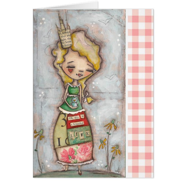 Belle vie - Carte de la mère DAy (Devant)