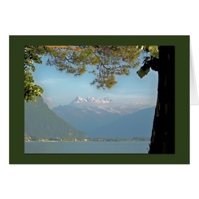 Belle vue sur la montagne des Alpes suisses (Devant Horizontal)