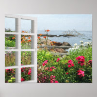 BELLE VUE SUR LE JARDIN DE L'OCEAN COVE POSTER