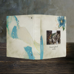 Belle Watercolor Photo Album Binder