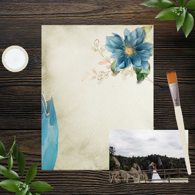 Belle Watercolor Scrapbook Paper (Creator Uploaded)