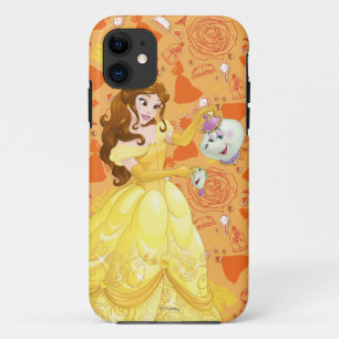Belle with Mrs. Potts and Chip iPhone 11 Case