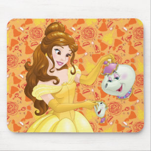 Belle with Mrs. Potts and Chip Mouse Pad