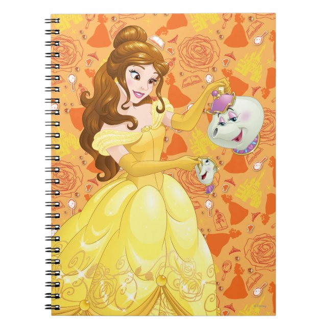 Belle with Mrs. Potts and Chip Notebook (Front)