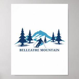 Belleayre Mountain New York Ski Resort Skiing Skie Poster