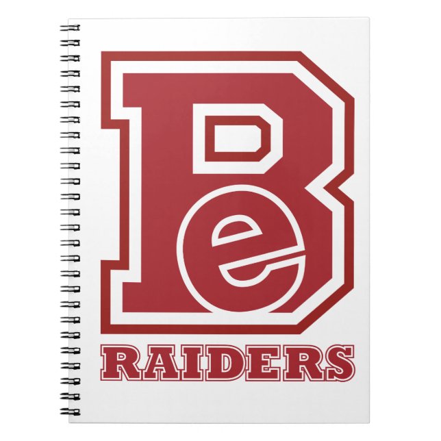 .Bellefonte Raiders Be Spiral Carnet (Devant)