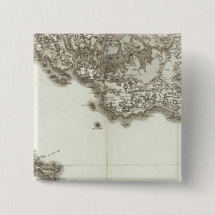 BelleIsle 2 Inch Square Button