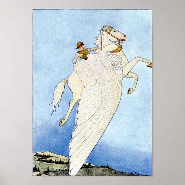 Bellerophon and Pegasus Poster (Front)