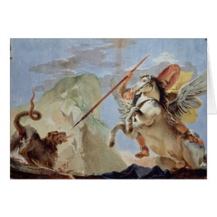 Bellerophon, Pegasus de monte, massacrant les