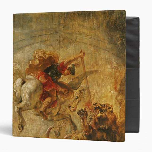 Bellerophon Riding Pegasus Fighting the Chimaera Binder (Front/Inside)