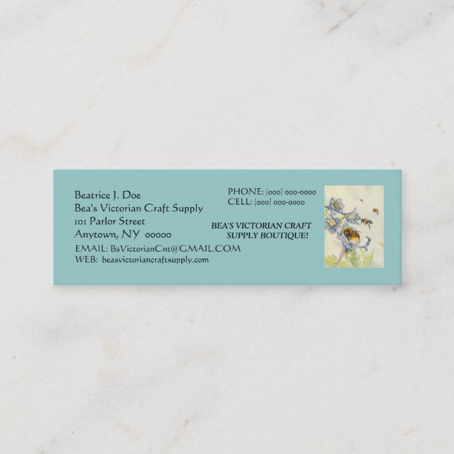 BELLES ABEILLES SUR LA CARTE DE ~CONTACT (Devant)