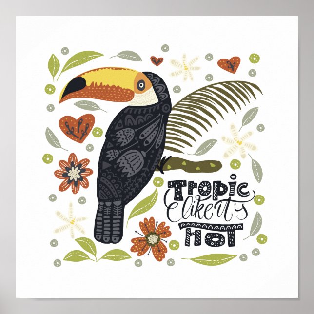 Belles affiches Toucan pour chaque style de décora (Devant)