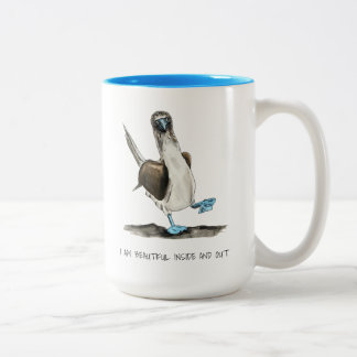 Belles Affirmations d'oiseaux Mug à café à deux to