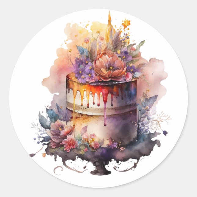 Belles Autocollants pour Gâteau (Devant)