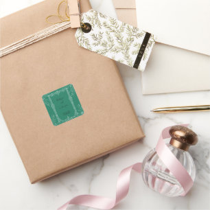 Belles autocollants verts