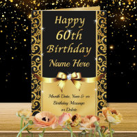 Belles cartes d'anniversaire des 60 ans personnali
