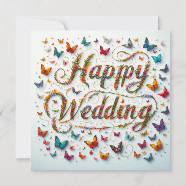 Belles Cartes de voeux Mariages (Devant)