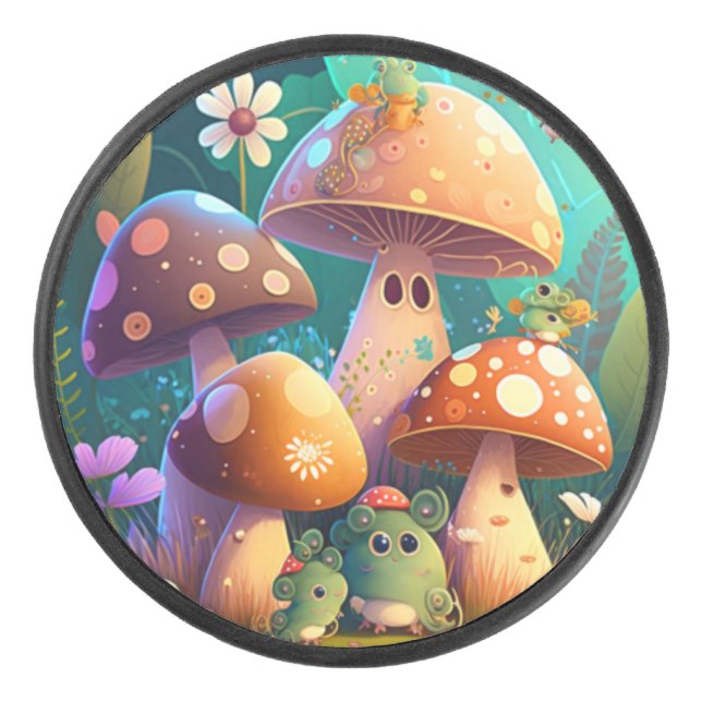 Belles champignons de bébé vert (Devant)