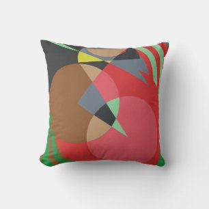 Belles couleurs vives ! Coussin de jet