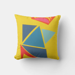 Belles couleurs vives ! Coussin décoratif