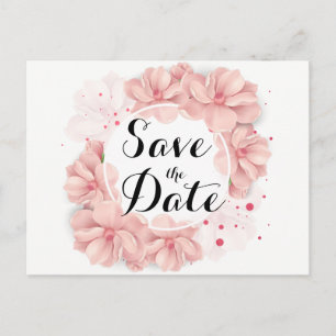 Belles économies florales la carte postale de date