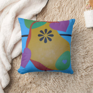 Belles et Vibrantes Couleurs! Coussin de jet