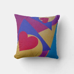 Belles et Vibrantes Couleurs! Coussin de jet