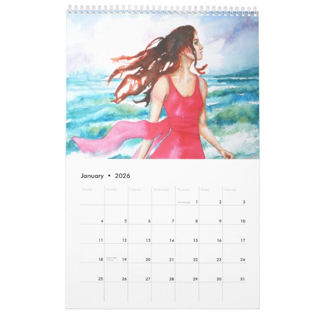 Belles femmes de PMACarlson dans le calendrier (Jan 2026)