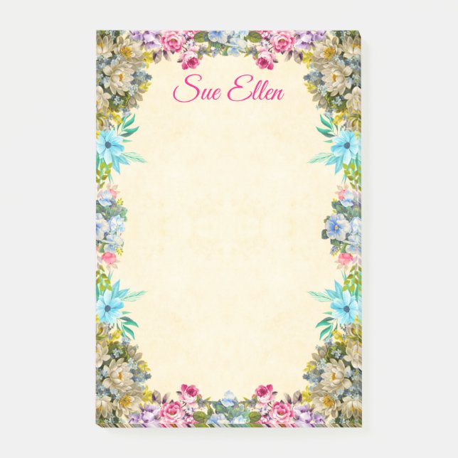 Belles fleurs 527 Notes post-it (Devant)