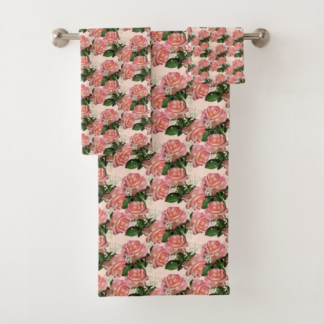 Belles fleurs roses  (En situation)