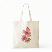 belles fleurs - sac écologique