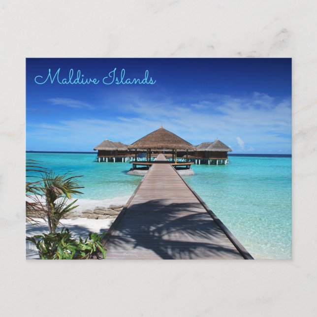 Belles îles Maldives | Carte postale des Maldives (Devant)