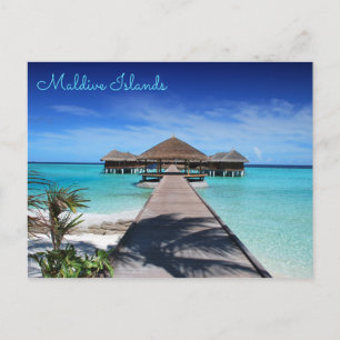 Belles îles Maldives   Carte postale Maldives