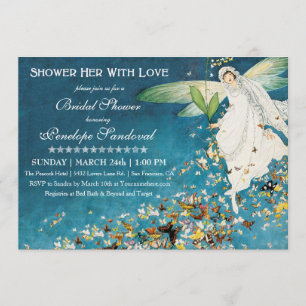 Belles invitations vintages de Fête de la mariée