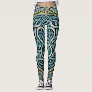 Belles Leggings d'Art Abstrait Traditionnel