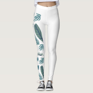 Belles leggings feuille.